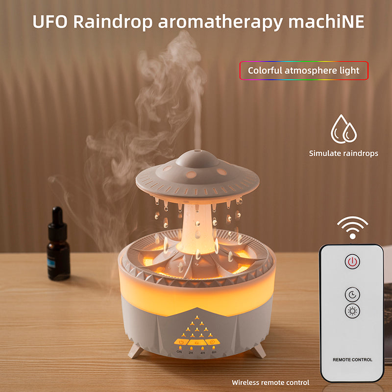 Raining Cloud Humidifier - Relaxing Rain Sounds & Night Light